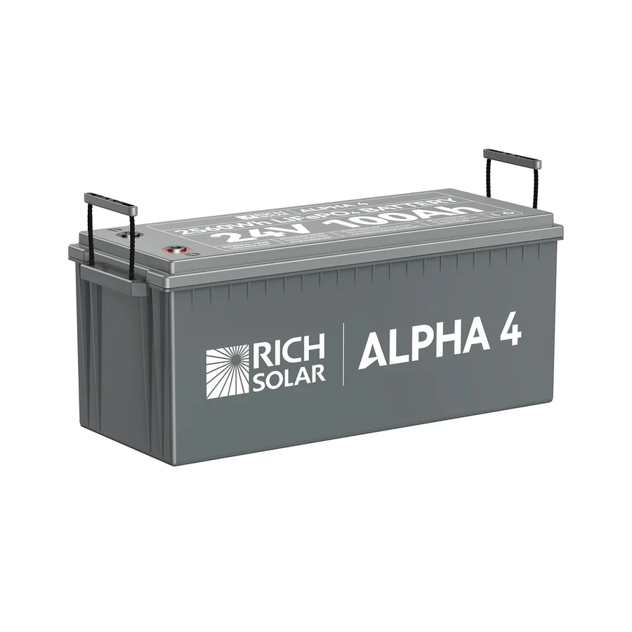 1.6kW Off-Grid Solar Kit - Dual Rich Solar 3K Inverters - 5-7kWh Lithium Battery [CORE MAX]