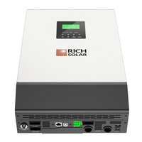 Rich Solar Hybrid Off-Grid Inverter | 2400W 24V 120A Output + 2.4kW Solar Input | 80A MPPT Charge Controller (Grid Feedback Optional) - ShopSolar.com