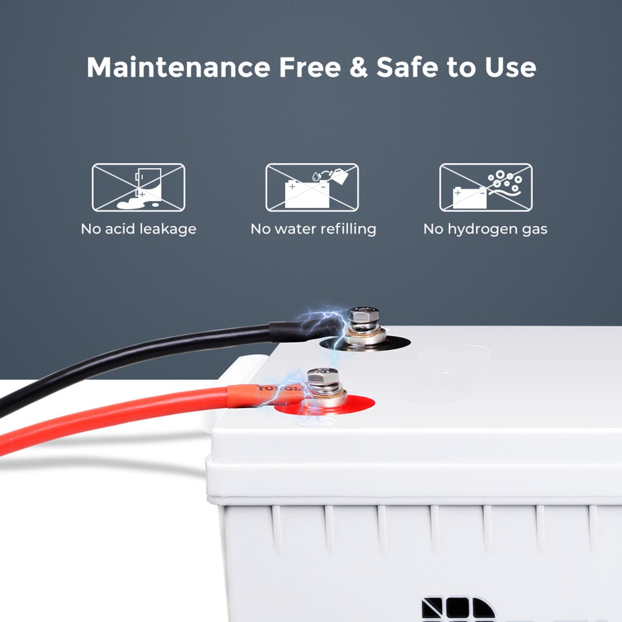 Renogy Deep Cycle AGM Battery 12 Volt 200Ah - Choose your Bundle - ShopSolar.com