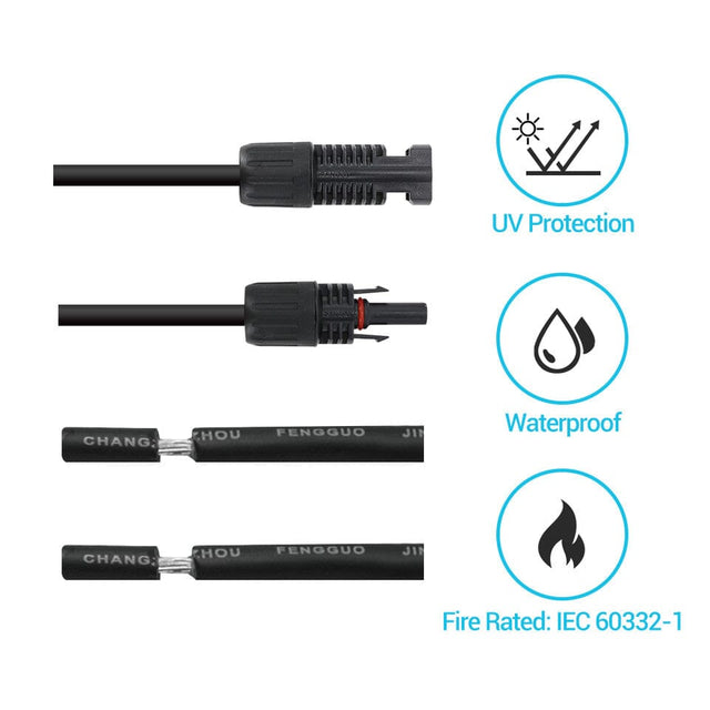 Renogy Solar Panel to Charge Controller Adaptor Kit - ShopSolar.com