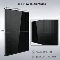 SunGold Power - Off-Grid Solar Kit 13,000W 48VDC 120V/240V LifePo4 20.48kWh Lithium Battery 14 x 415 Watts Solar Panels SGR-13KM - ShopSolar.com