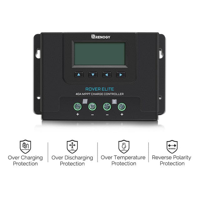 Rover Elite 40A MPPT Solar Charge Controller - ShopSolar.com