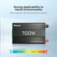 Renogy 700W 12V Pure Sine Wave Inverter - ShopSolar.com