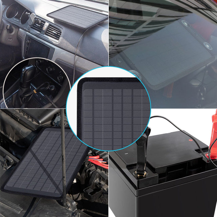 Solar Trickle Charger / 12V Battery Maintainer | 5W / 10W Option - Waterproof for Car Boat RV Truck Motorcycle Marine Tractor Battery - ShopSolar.com