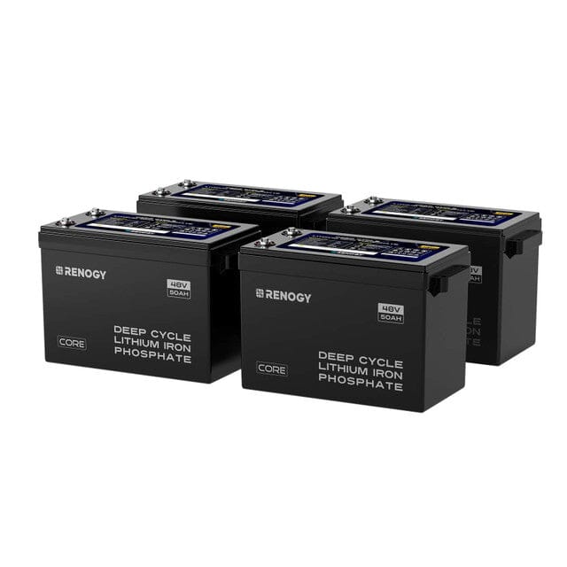 Renogy 48V 50Ah Smart Lithium Iron Phosphate Battery - ShopSolar.com