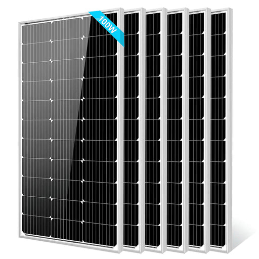 4 x SunGold Power 100 Watt Solar Panels - 12V Monocrystalline | High Efficiency | 25-Year Warranty - ShopSolar.com