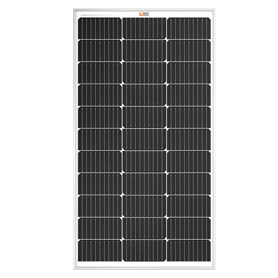MEGA 100 | 100 Watt Solar Panel | Premier 12V Off-Grid Solar Panel for Vans, Campers, Boats | 25-Year Output Warranty | UL Certified - ShopSolar: Complete Solar Kits + Lifetime Customer Support
