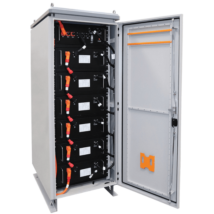 AIMS Lithium Battery Cabinet 230VDC 96AMPS 22,114Wh MASTER - ShopSolar.com