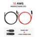 BougeRV Solar Extension Cable with Extra Free Connectors(xx FT Red+xx FT Black) - ShopSolar.com