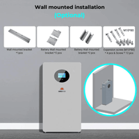 SunGold Power Powerwall X 51.2V 200Ah LiFePO4 Battery | 10.24kWh Solar Energy Storage with Touchscreen & BMS | 10-year Warranty - ShopSolar.com