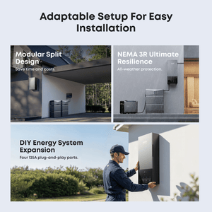 Anker SOLIX Power Dock for E10 Automatic Backup Kit | 10–30 kW Turbo Output | Storm Guard + Smart Grid | NEMA 3R | Easy DIY Install - ShopSolar: Complete Solar Kits + Lifetime Customer Support
