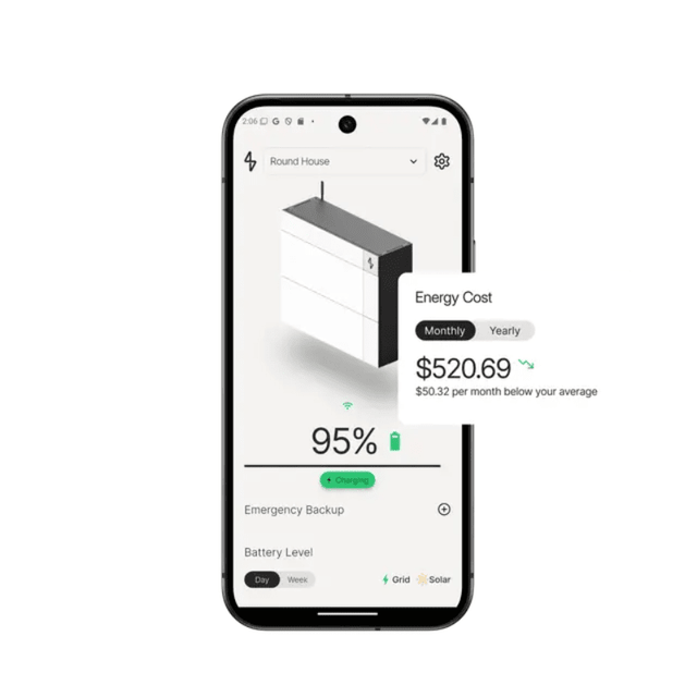 MeterHome 14.3kWh Stackable Home Battery Backup System | 10kW Output | Solar, Grid & Generator Compatible | LiFePO4 | 10-Year Warranty - ShopSolar.com