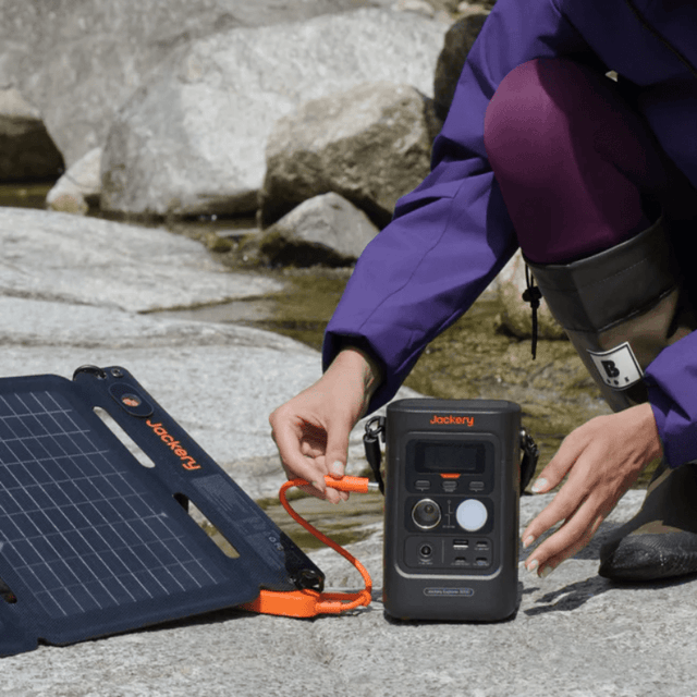 Jackery Explorer 300D Portable Power Station | 288Wh LiFePO4 | 140W USB-C Fast Charging | Starlink Mini-Ready | 10-Year Lifespan | 2.75kg | LED Light - ShopSolar: Complete Solar Kits + Lifetime Customer Support