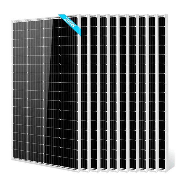 SunGold Power 200W Monocrystalline Solar Panel | 20.41% Efficiency | IP67 Connectors | IP65 Junction Box | 5-Year Warranty - ShopSolar: Complete Solar Kits + Lifetime Customer Support