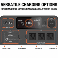 Jackery 1500 Explorer Portable Power Station 1,534Wh / 1,800W Lithium Solar Generator - ShopSolarKits.com