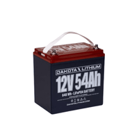 Dakota Lithium 12V 54Ah | Deep Cycle LIFEPO4 Battery | Lithium Single Battery - ShopSolar.com