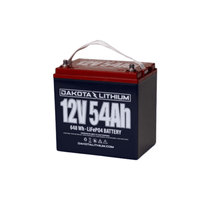 Dakota Lithium 12V 54Ah | Deep Cycle LIFEPO4 Battery | Lithium Single Battery - ShopSolar.com