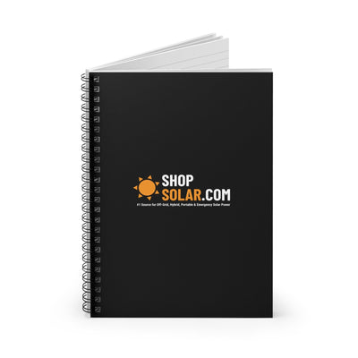 ShopSolar.com - Spiral Notebook - Perfect for Journaling, Training, Gifts, Planning, and More - ShopSolar: Complete Solar Kits + Lifetime Customer Support