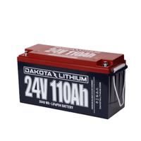 Dakota Lithium 24V 110Ah | Deep Cycle LIFEPO4 Battery | Lithium Single Battery - ShopSolar.com