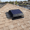 SunRise Solar Attic Fan with Integrated Solar Panel | 30W–45W Options | Flat or Curb Base | Up to 2,800 sq/ft Cooling - ShopSolar: Complete Solar Kits + Lifetime Customer Support