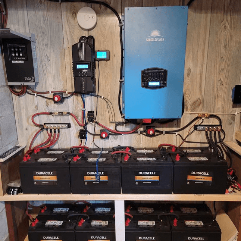 Sungold Power 12kW 48V Split-Phase Pure Sine Wave Inverter Charger | 36,000W Surge | 120/240V Output (240V Input) | 115A Charger (PFC) | AGS + Remote + BTS | No MPPT - ShopSolar: Complete Solar Kits + Lifetime Customer Support