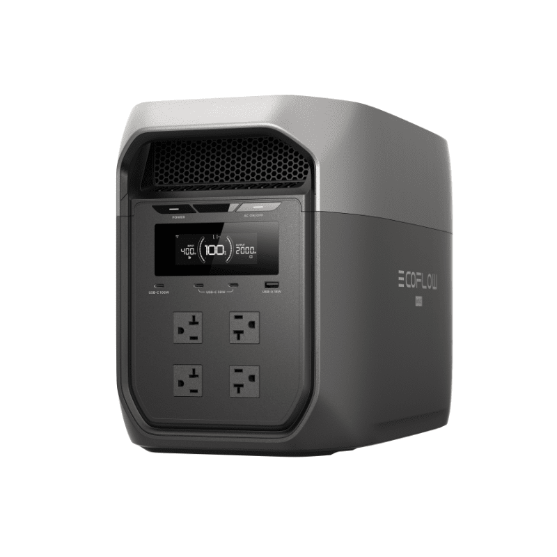 EcoFlow DELTA 3 Max – 2,048Wh / 2,400W Portable Power Station + Choose Custom Solar Panel Bundle Option | 5-Year Warranty | Complete Solar Kit - ShopSolar: Complete Solar Kits + Lifetime Customer Support