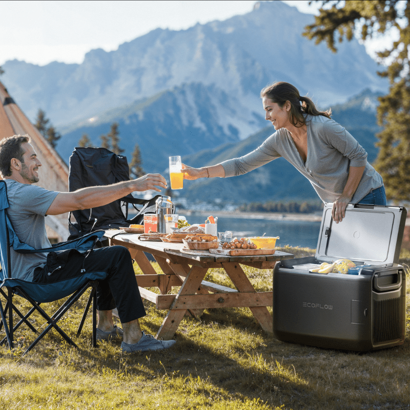 EcoFlow GLACIER Classic 3-in-1 Portable Fridge, Freezer & Battery | 35L–55L | Up to 45H Runtime | Dual-Zone Cooling | Solar + USB-C Rechargeable - ShopSolar: Complete Solar Kits + Lifetime Customer Support