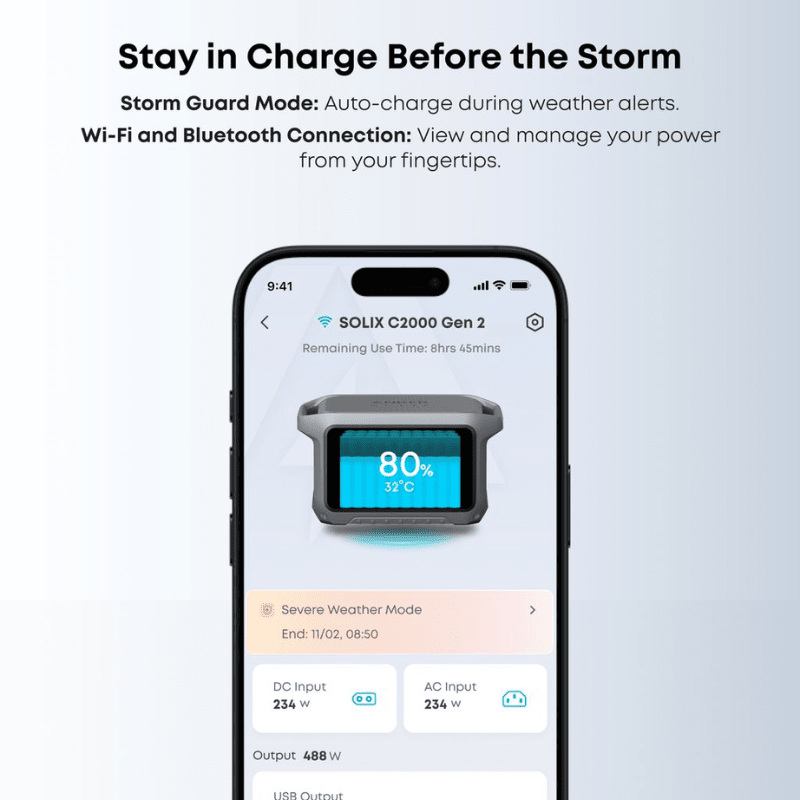 Anker SOLIX C2000 Gen2 Portable Power Station | 2,048Wh / 2,400W (4,000W Peak) | 58-Min UltraFast Recharge | Expandable to 4kWh | Choose Your Bundle | 5-Year Warranty - ShopSolar: Complete Solar Kits + Lifetime Customer Support