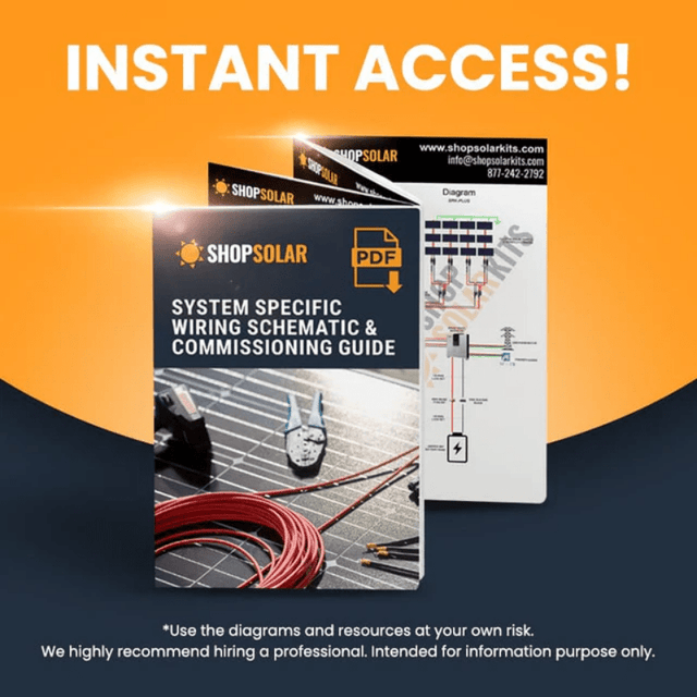 30kW Complete Solar Power System + Sol-Ark 30K Inverter + 60kWh Lithium Battery (Sol-Ark or RENON) + 80 x 415W Solar Panels + Full Mounting Options + Setup Diagram [HVK-MAX] - ShopSolar: Complete Solar Kits + Lifetime Customer Support