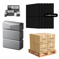 12kWh / 6 x 400W Solar Panels / None