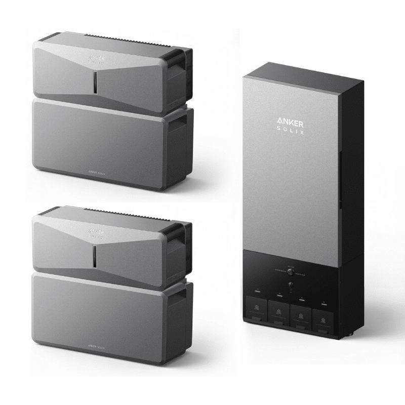Anker SOLIX E10 DUAL - Whole Home Backup System | 12-48 kWh LiFePO4 Battery | Up to 20kW Turbo Output | Smart Grid & Storm-Guard - ShopSolar: Complete Solar Kits + Lifetime Customer Support