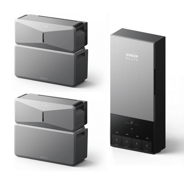 Anker SOLIX E10 DUAL - Whole Home Backup System | 12-48 kWh LiFePO4 Battery | 20-60 kW Turbo Output | Smart Grid & Storm-Guard - ShopSolar: Complete Solar Kits + Lifetime Customer Support