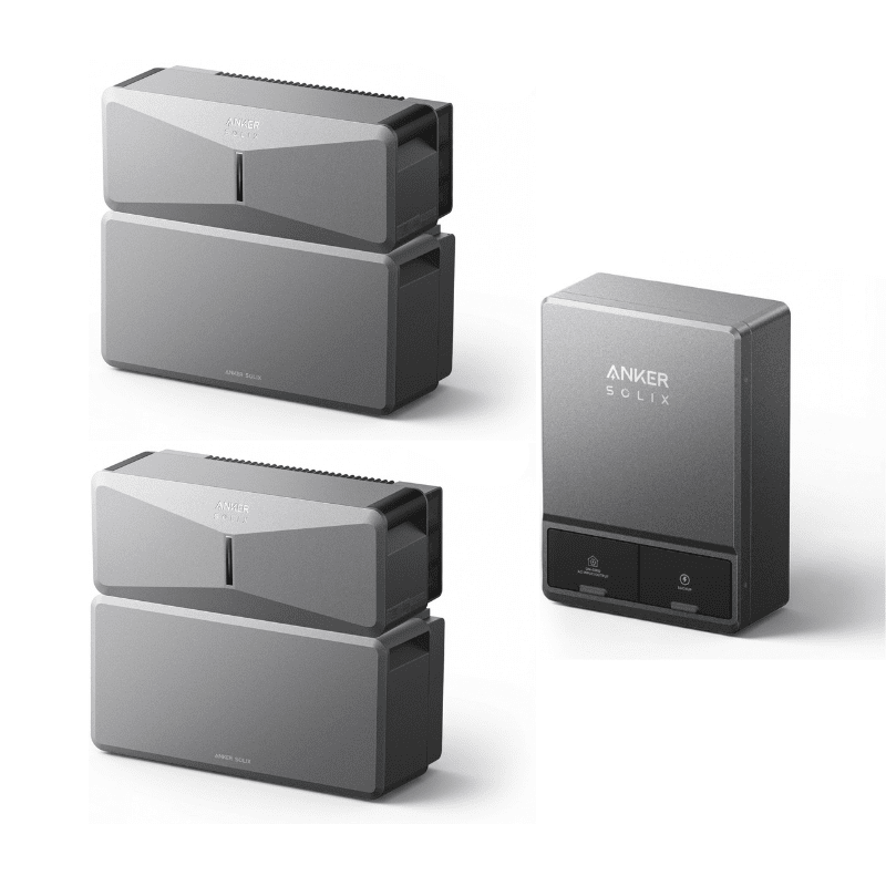 Anker SOLIX E10 DUAL - Whole Home Backup System | 12-48 kWh LiFePO4 Battery | Up to 20kW Turbo Output | Smart Grid & Storm-Guard - ShopSolar: Complete Solar Kits + Lifetime Customer Support