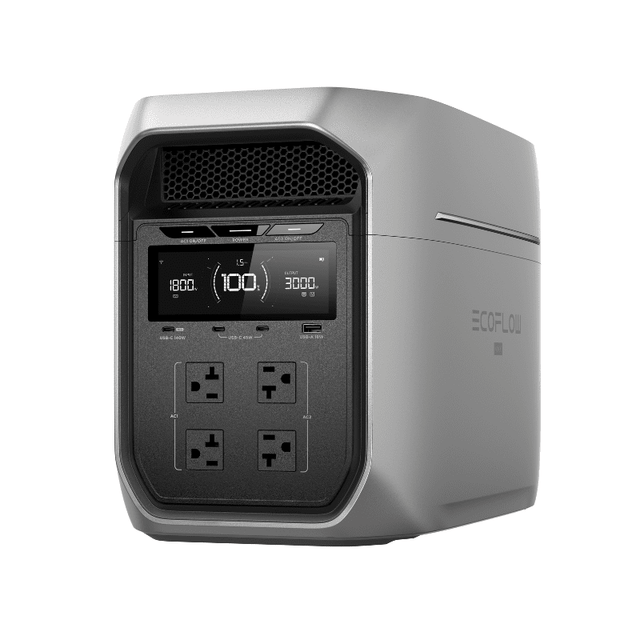 EcoFlow DELTA 3 Max Plus – 2,048Wh / 3,000W Portable Power Station + Choose Custom Solar Panel Bundle Option | 5-Year Warranty | Complete Solar Kit - ShopSolar: Complete Solar Kits + Lifetime Customer Support