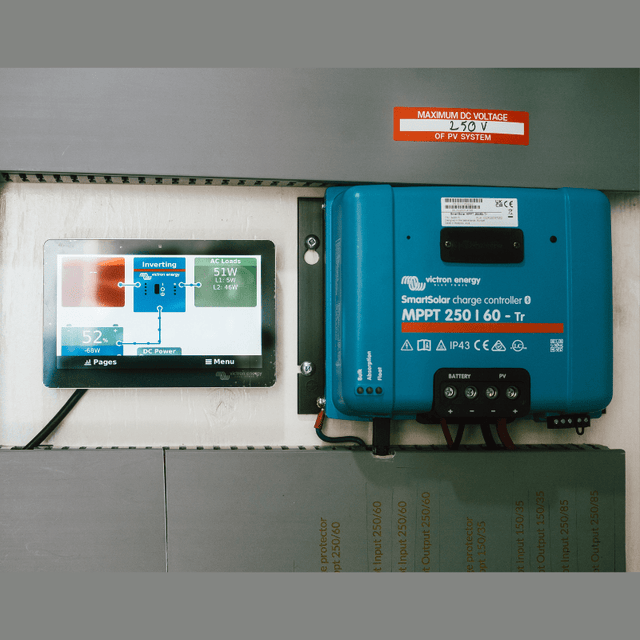 Li-Cube Microgrid Kit | 4.8kW Solar + 20.48–40.96kWh Lithium Storage | Dual Multi-Plus Inverters | Plug-and-Play Containerized Power - ShopSolar: Complete Solar Kits + Lifetime Customer Support