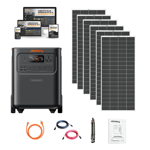 Jackery HomePower 3600 Solar Generator Kits | 3,580Wh | 3,600W Output | Quad/Hex/Octo 800W–1,600W Rigid Solar | <20ms UPS | 2-Year Warranty - ShopSolar: Complete Solar Kits + Lifetime Customer Support