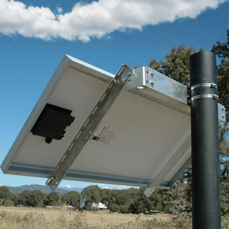 Tamarack Solar Side of Pole Mount | 8 Size Options | 1–2 Modules | 2–4" Sch 40 Poles (03X: 4–6") | 5000 Series Aluminum | Up to 180 MPH Rated - ShopSolar: Complete Solar Kits + Lifetime Customer Support