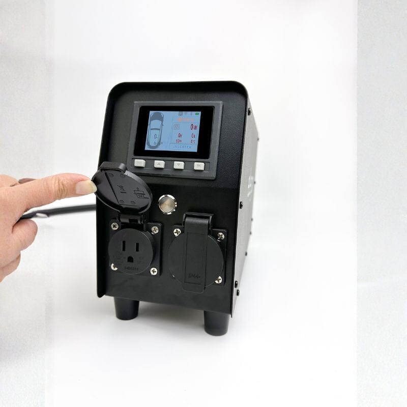 Elejoy 3000W Tesla V2L Power Discharger | 3.3kW Output | 120V/240V Dual Voltage | NACS Compatible | 1-Year Warranty