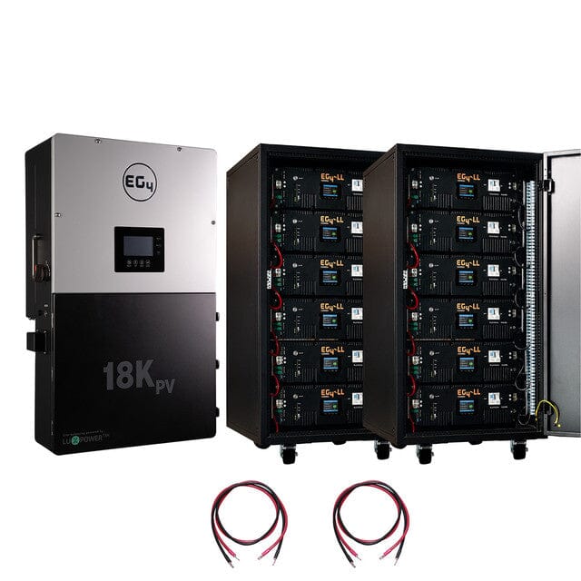 EG4 18KPV Hybrid Inverter System Bundle - 61.44kWH EG4 Lithium Powerwall - ShopSolar.com