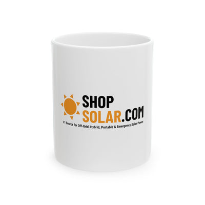 ShopSolar.com - Ceramic Mug (11oz, 15oz) Standard Size - ShopSolar: Complete Solar Kits + Lifetime Customer Support
