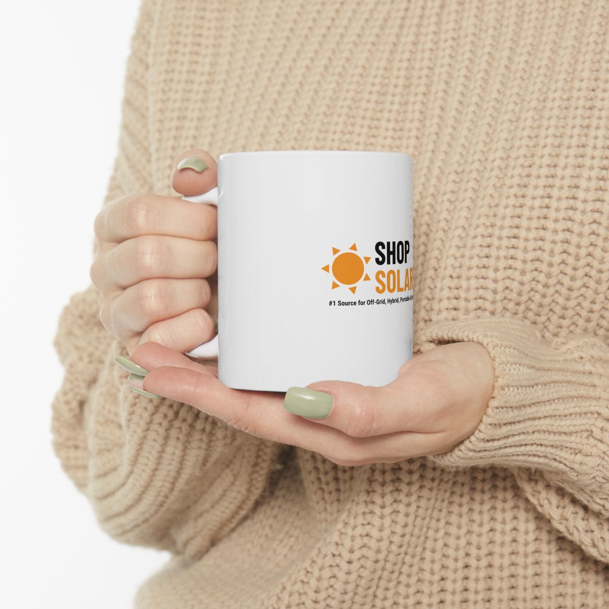 ShopSolar.com - Ceramic Mug (11oz, 15oz) Standard Size - ShopSolar: Complete Solar Kits + Lifetime Customer Support