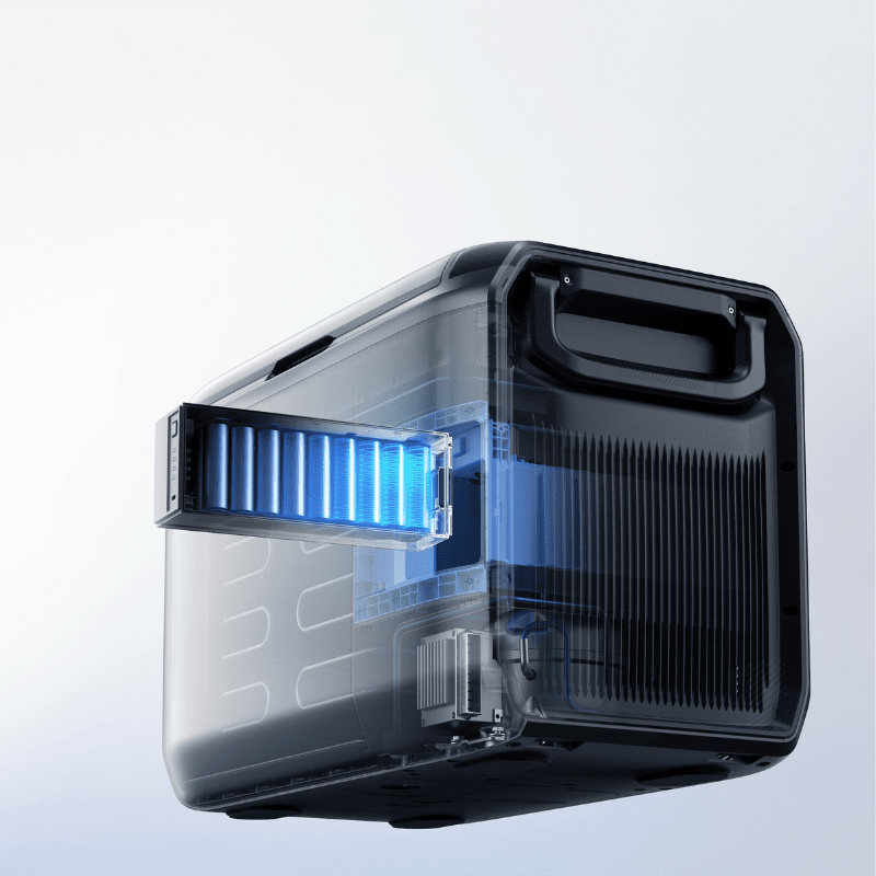EcoFlow GLACIER Classic 3-in-1 Portable Fridge, Freezer & Battery | 35L–55L | Up to 45H Runtime | Dual-Zone Cooling | Solar + USB-C Rechargeable - ShopSolar: Complete Solar Kits + Lifetime Customer Support