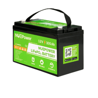 NUEPower 12V 100Ah LiFePO4 Battery | 1,280Wh | UL 1973 Certified | Bluetooth App | 5-Year Warranty - ShopSolar: Complete Solar Kits + Lifetime Customer Support