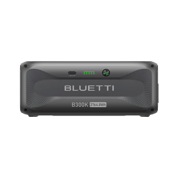 Bluetti B300K2 Expansion Battery Module | 2,764.8Wh LiFePO4 | AC200L, AC200MAX, AC300, AC500, Apex300 Compatible | 3+1 Year Warranty - ShopSolar.com
