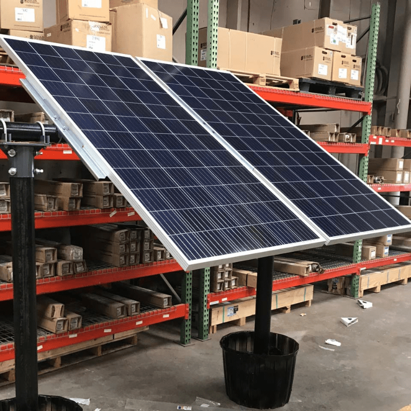 Tamarack Solar PGRM Top of Pole Mount | Portrait | 1–6 Modules | 0°–90° Adjustable Tilt | 1.18–2 in Frames | 110 MPH Rated - ShopSolar: Complete Solar Kits + Lifetime Customer Support