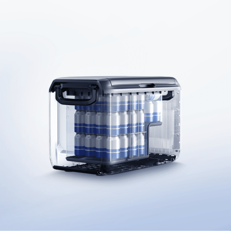 EcoFlow GLACIER Classic 3-in-1 Portable Fridge, Freezer & Battery | 35L–55L | Up to 45H Runtime | Dual-Zone Cooling | Solar + USB-C Rechargeable - ShopSolar: Complete Solar Kits + Lifetime Customer Support