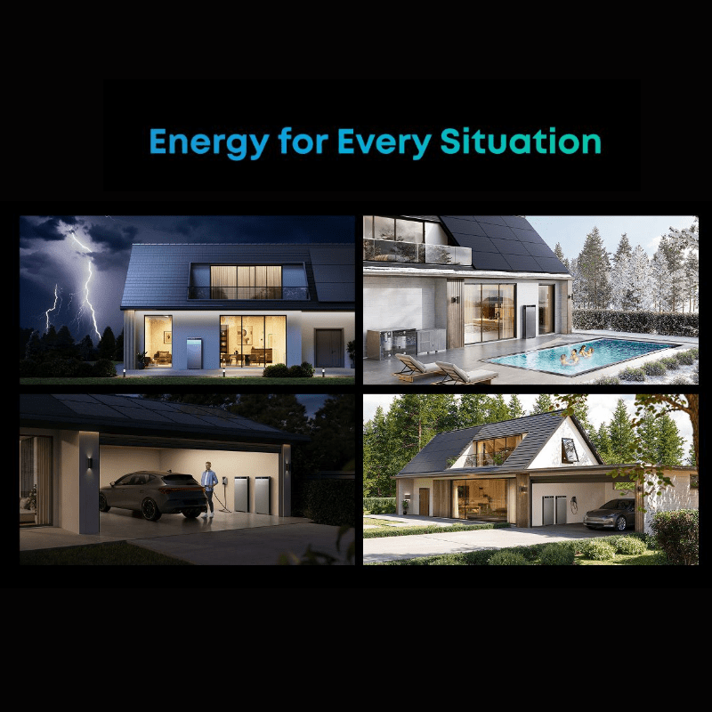Anker SOLIX X1 Whole Home Backup System | 5–40 kWh LiFePO4 Battery | 6.6 kW Output | 240V Split-Phase | Smart Grid & Storm-Guard | 10-Year Warranty - ShopSolar: Complete Solar Kits + Lifetime Customer Support