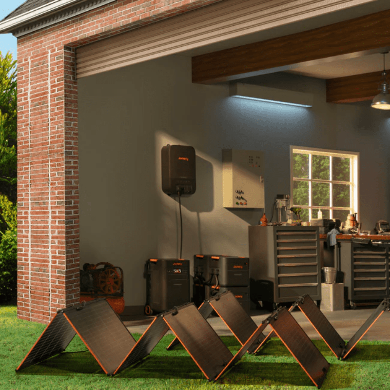 Jackery Explorer 5000 PLUS Dual Solar Generator Kits | 10kWh–60kWh | 7,200W–14,400W Output | 120V/240V Dual Voltage | 0ms UPS | 5-Year Warranty - ShopSolar: Complete Solar Kits + Lifetime Customer Support