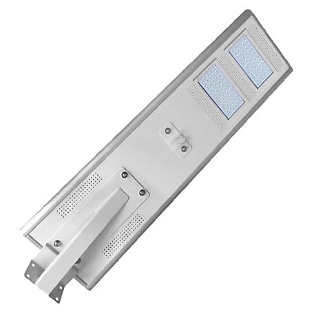 Solar LED Street Light 100 Watt 11000 Lumens 5000K Parking Lot Light Solar All in One Street Light | 5 Years Warranty - ShopSolar.com