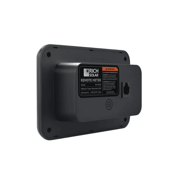 Rich Solar Inverter Remote Control | LCD Display | Nova Pure, Switch & Supercharger Compatible | Flush Mount | Wired Control - ShopSolar.com